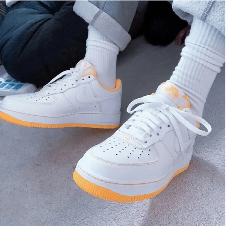 Giày Nike Air Force 1 07 ‘White Laser Orange’ CV1724-102 - Ảnh 4