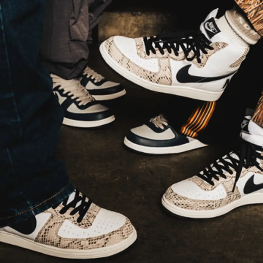 Giày Nike Terminator High 'Cocoa Snake' FB1318-100 - Ảnh 3