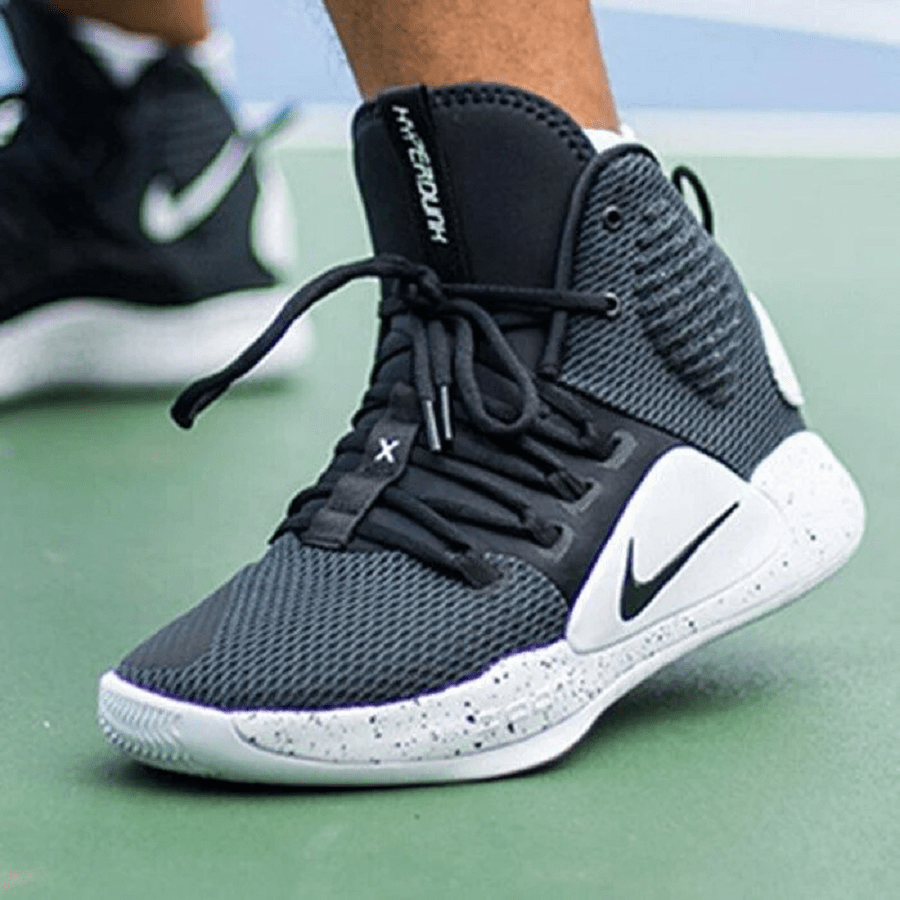Giày Nike Hyperdunk X LightWeight Mid-Top 'Black White' AO7890-001 - Ảnh 4