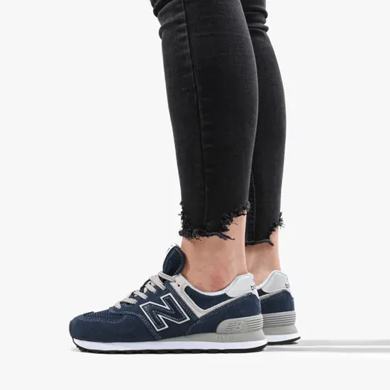 Giày New Balance 574 Classic Running 'Navy' WL574EN - Ảnh 4