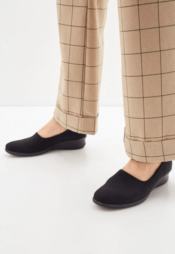 Giày Ecco Felicia Stretch Slip On Shoes Black 217043-51052 - Ảnh 2