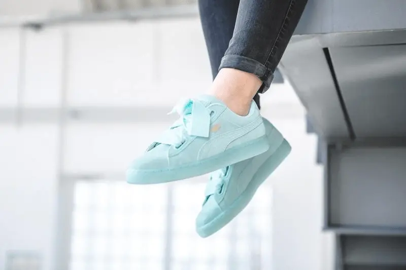 Alternative view of Giày Puma Suede Heart Reset Wmns 'Aruba Blue' 363229-01