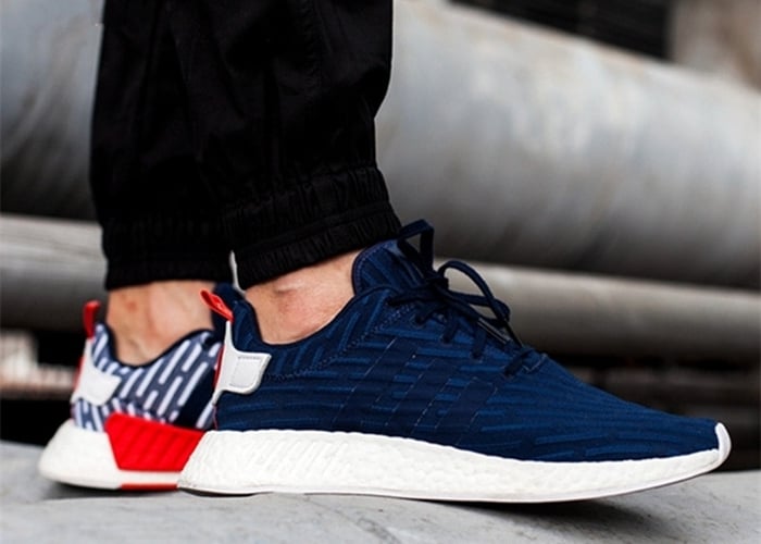Giày Adidas NMD R2 Primeknit 'Collegiate Navy' BB2952 - Ảnh 3