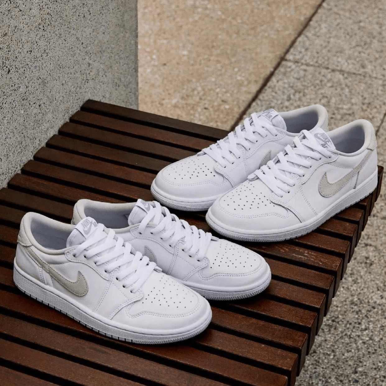 Giày Nike Wmns Air Jordan 1 Retro Low OG 'Neutral Grey' 2021 CZ0775-100 - Ảnh 3