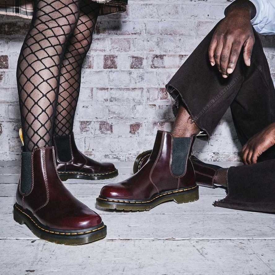 Giày Dr. Martens 2976 Chelsea Boots 'Cherry Red' 21802600 - Ảnh 2