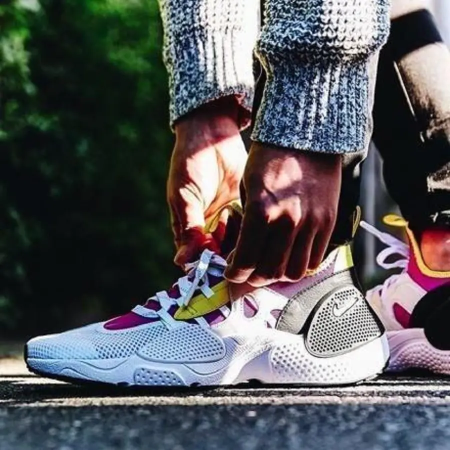 Giày Nike Air Huarache E.D.G.E TXT ‘Magenta Yellow’ BQ5206-500 - Ảnh 5