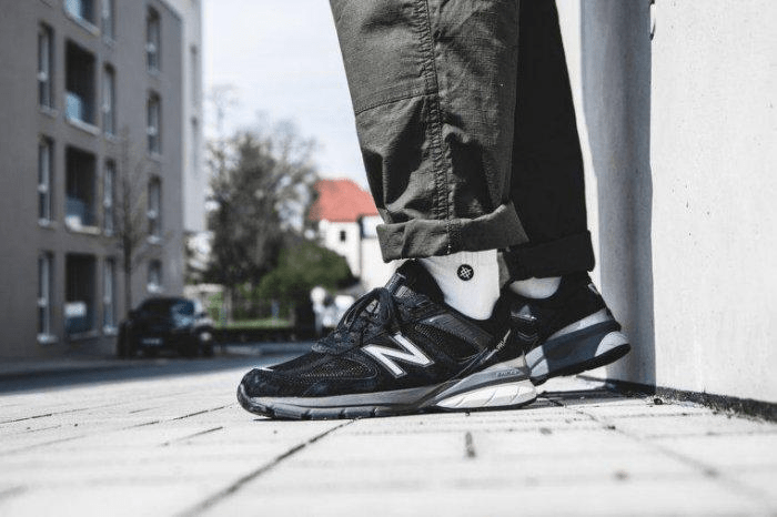 Giày New Balance 990v5 Made In USA 'Black' M990BK5 - Ảnh 5