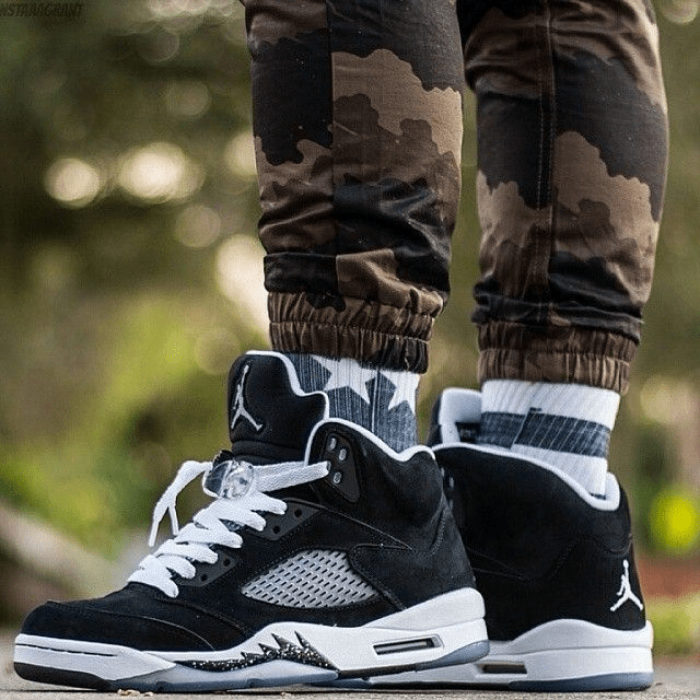 Giày Nike Air Jordan 5 Retro GS 'Oreo' 2021 440888-011 - Ảnh 3