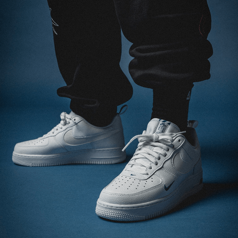 Giày Nike Air Force 1 '07 LV8 'White Dark Marina Blue' FB8971-100 - Ảnh 6