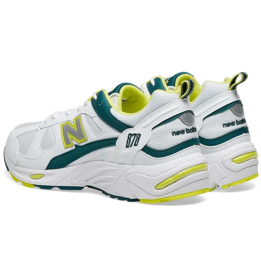 Giày New Balance NB 878 'White Green Yellow' CM878RSA - Ảnh 4