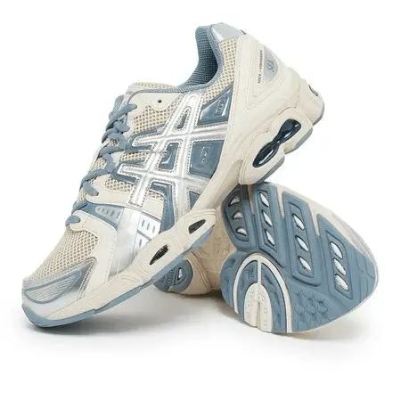 Giày Asics x Wind and Sea Gel-Nimbus 9 'Cream Pure Silver' 1201A801-101 - Ảnh 6