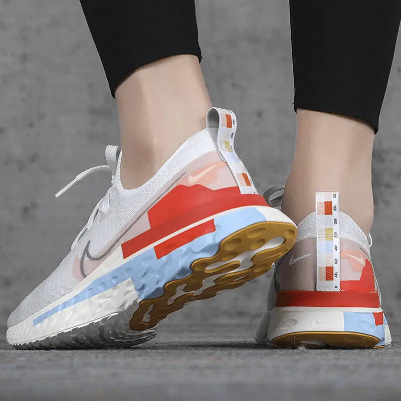 Giày Nike Wmns React Infinity Run Flyknit 'Psychic Blue Coral' CU0430-001 - Ảnh 5