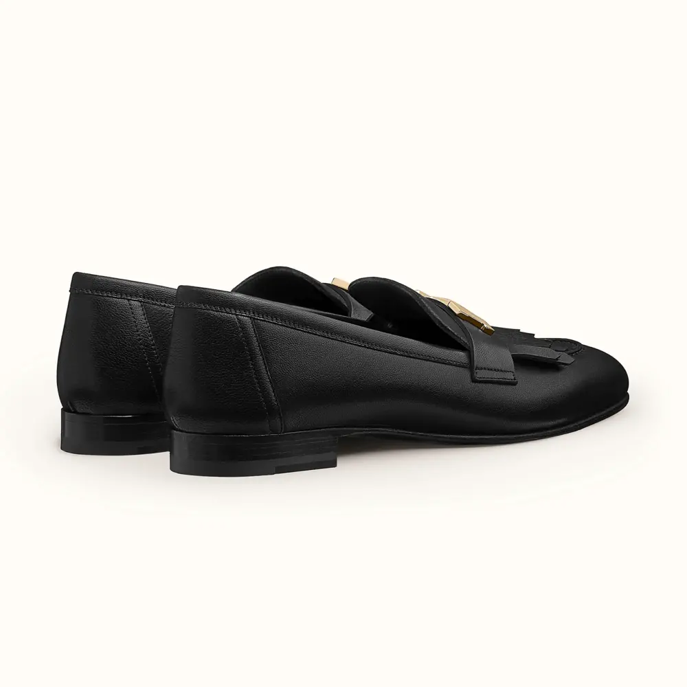 Giày Hermes Royal Loafers Gold H192203Z - Ảnh 3