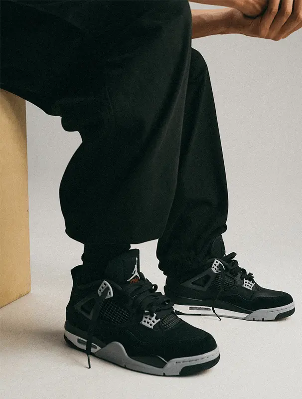 Giày Nike Air Jordan 4 Retro SE 'Black Light Steel' DH7138-006 - Ảnh 5