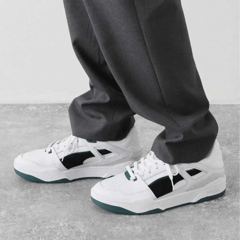 Giày Puma Slipstream Lo Suede 'White Varsity Green' 388634-03 - Ảnh 3