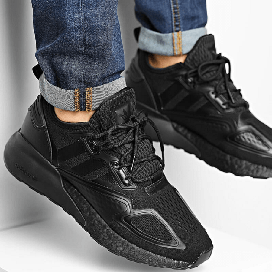 Giày Adidas Originals ZX 2K Boost 'Black' GY2689 - Ảnh 4