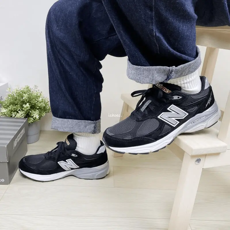 Giày New Balance 990v3 Made in USA ‘Black’ 2021 M990BS3 - Ảnh 3