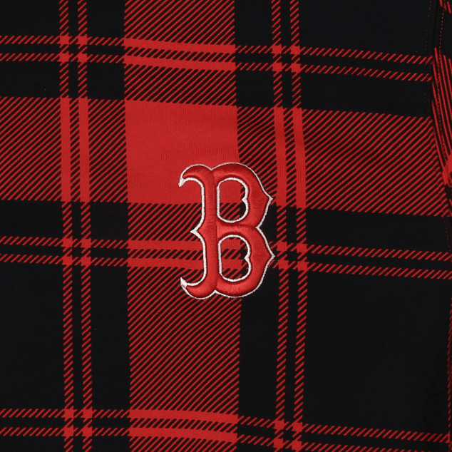 Áo MLB Check All Overfit Sweatshirt Boston Red Sox 31MTE3041-43R - Ảnh 2