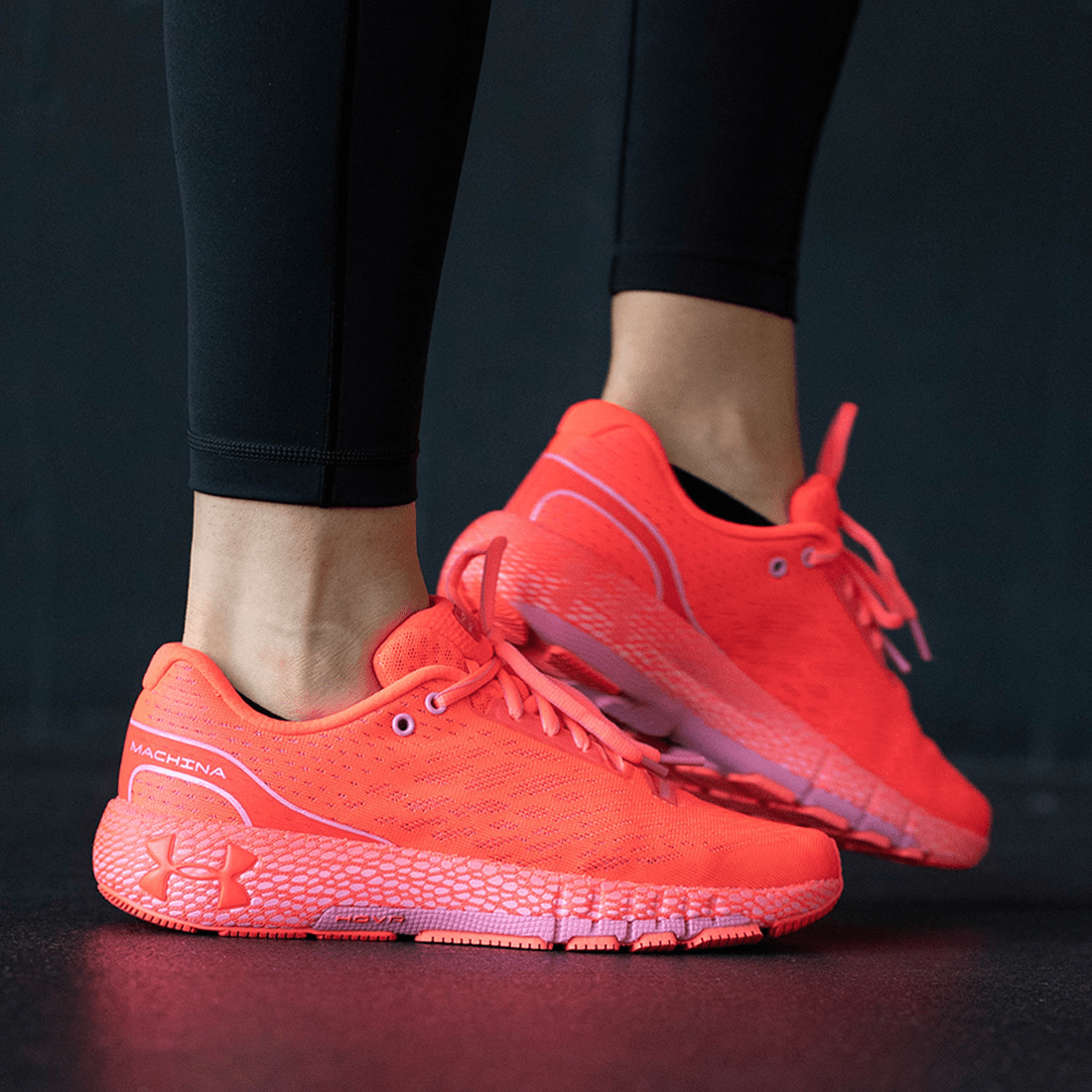 Giày Under Armour HOVR Machina 2 'Venom Red' 3021956-602 - Ảnh 3