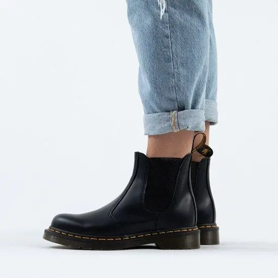 Alternative view of Giày Dr. Martens 2976 Black Smooth Leather Chelsea Boots 22227001