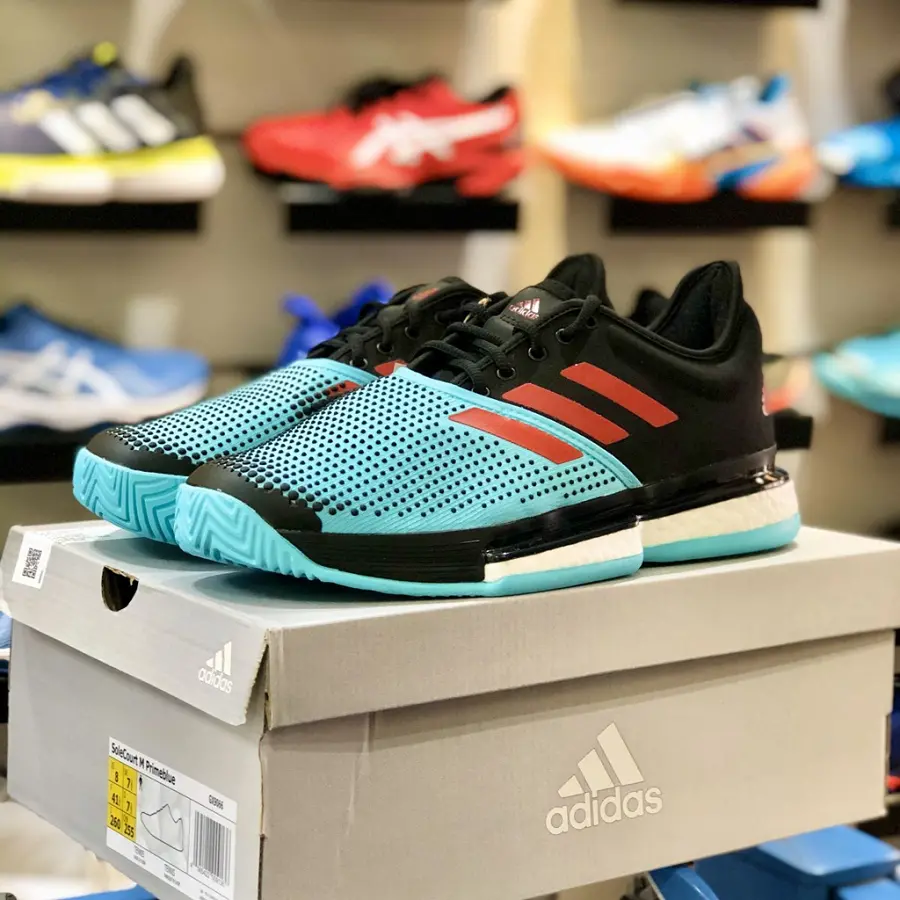 Alternative view of Giày Tennis Adidas SoleCourt Boost 'Prime Blue' GX9066