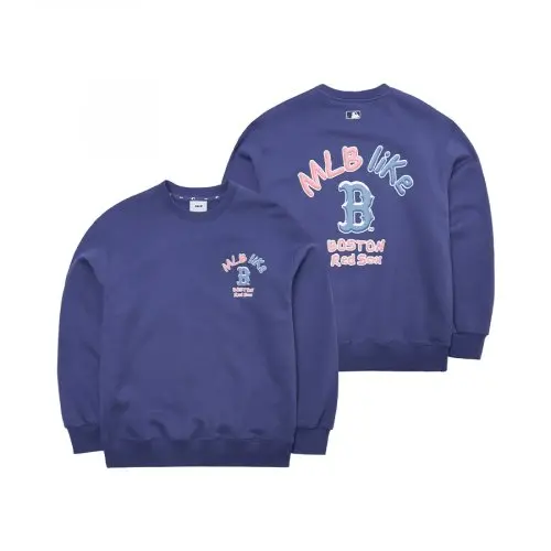 Alternative view of Áo MLB Like Ice Back Graphic Brushed Boston Red Sox 3AMTL5116-43NYL