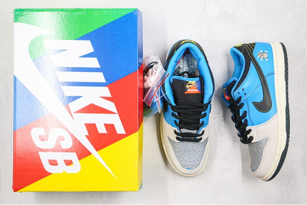 Giày Nike Instant Skateboards x Dunk Low Pro SB QS 'Blue' CZ5128-400 - Ảnh 5