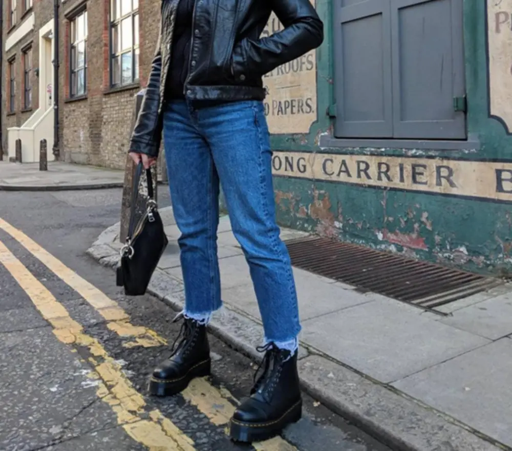 Giày Dr.Martens Sinclair Milled Nappa 'Black' 22564001 - Ảnh 4