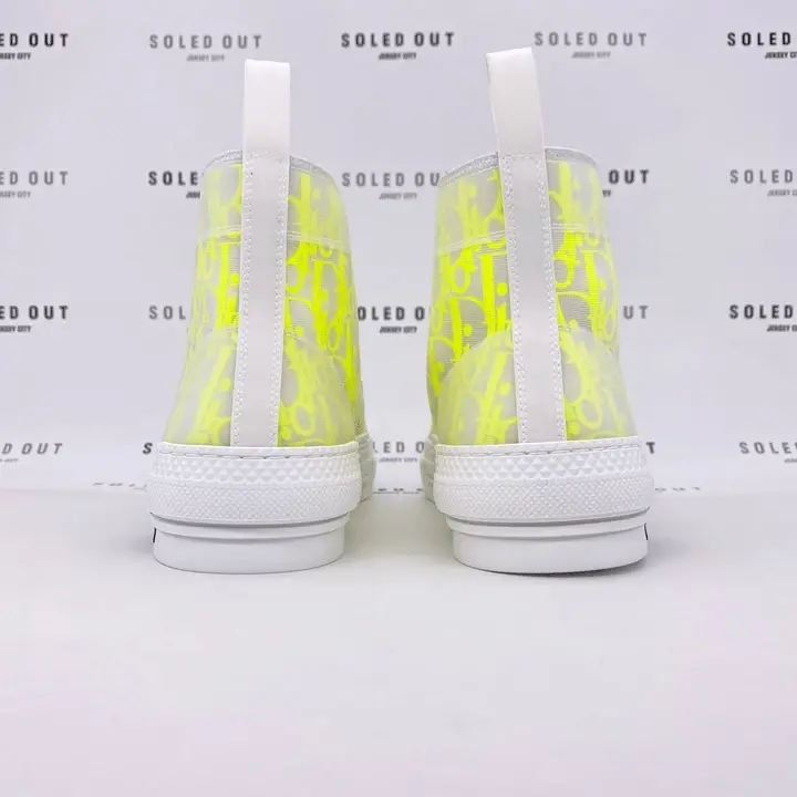 Giày Dior B23 High Dior Oblique White Yellow 3SH118YNT H160 - Ảnh 6