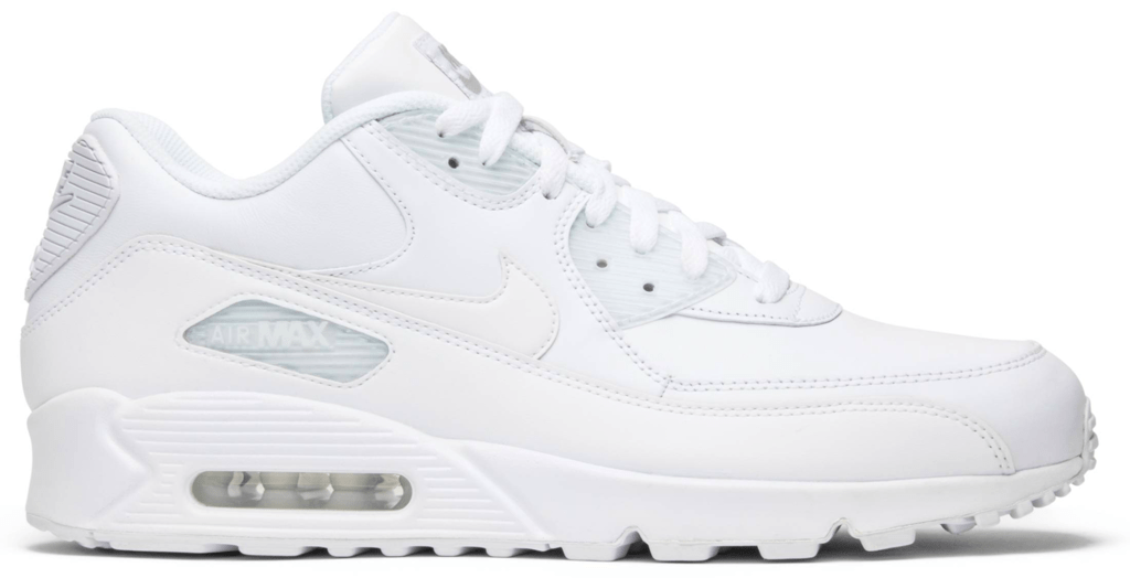 Giày Nike Air Max 90 'White Leather' 302519-113