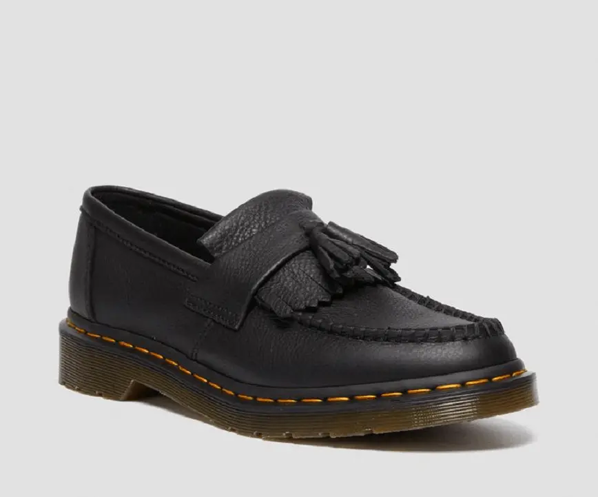 Giày Dr. Martens Adrian Virginia Leather Tassel Loafers 'Black' 22760001 - Ảnh 5