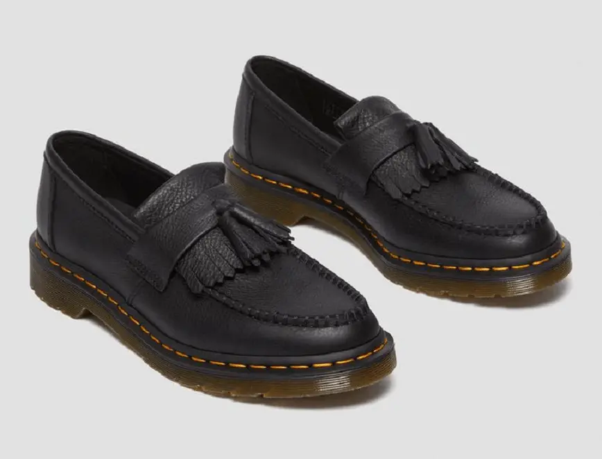 Giày Dr. Martens Adrian Virginia Leather Tassel Loafers 'Black' 22760001 - Ảnh 4