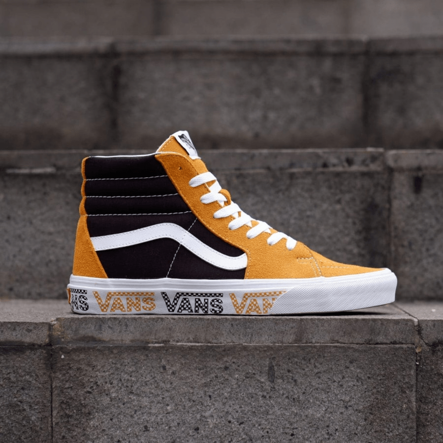 Giày Vans Sk8-Hi 'Check Sunflower' VN0A4BV6SXY - Ảnh 4