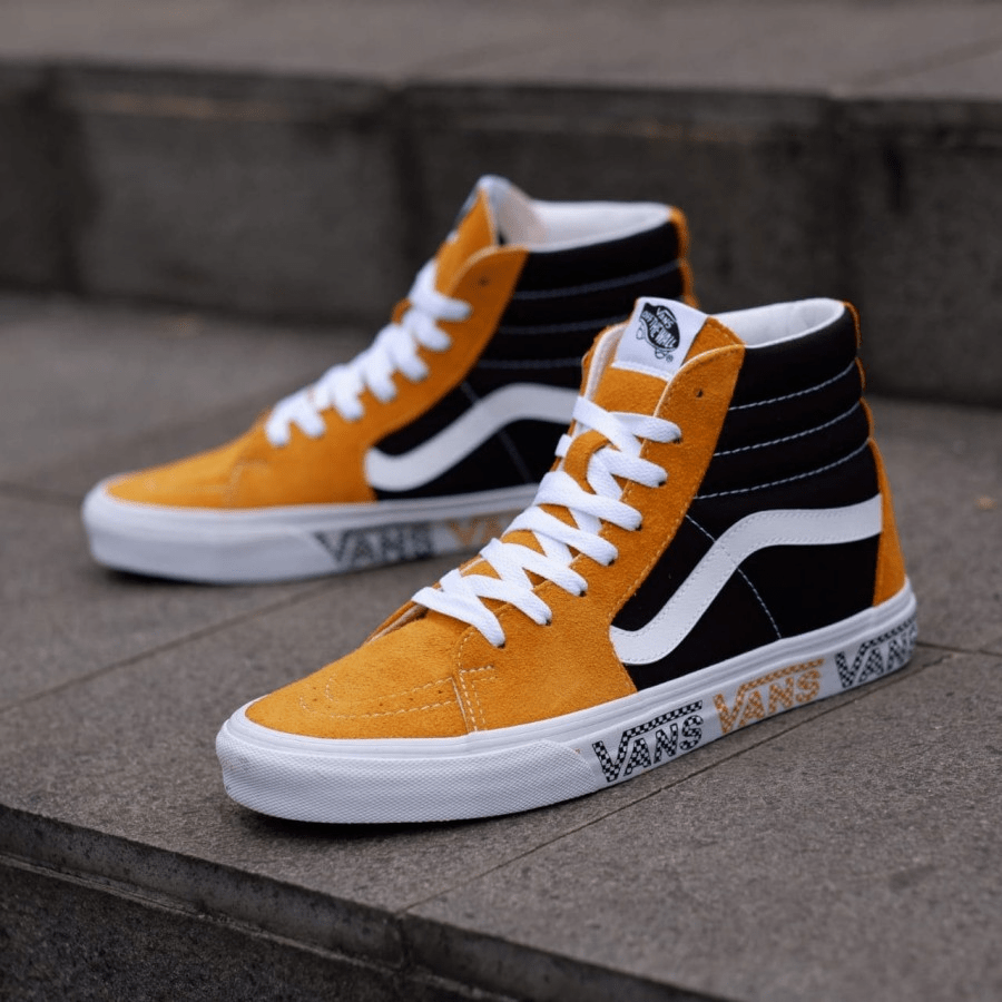 Giày Vans Sk8-Hi 'Check Sunflower' VN0A4BV6SXY - Ảnh 5