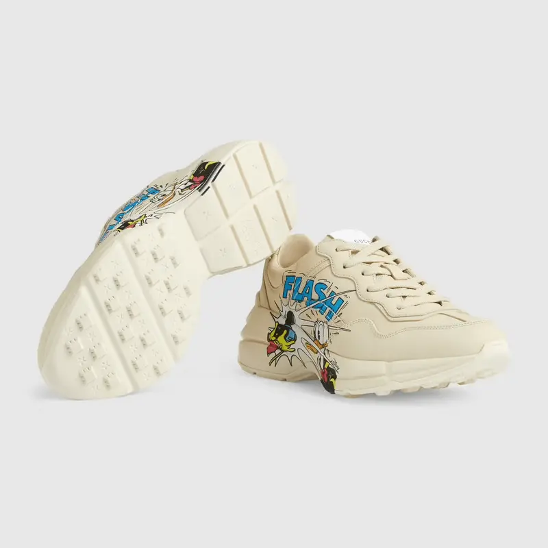 Alternative view of Giày Gucci Wmns Rhyton x Disney 'Donald Duck' 646506-DRW00-9522