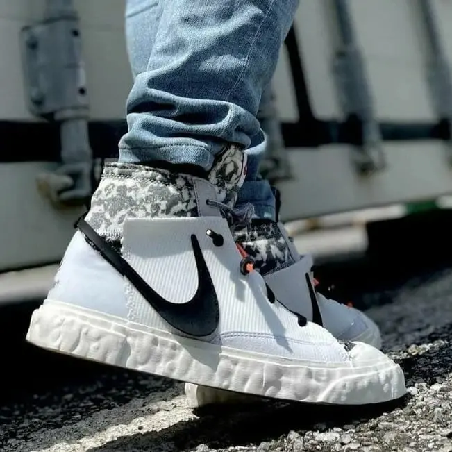 Giày Nike READYMADE x Blazer Mid 'White Camo' CZ3589-100 - Ảnh 4