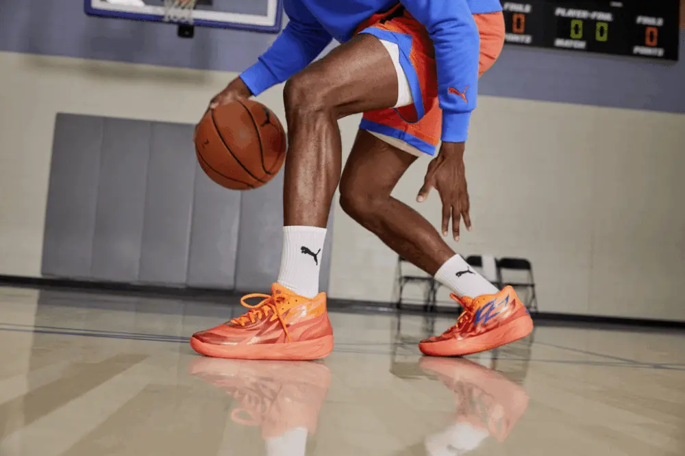 Alternative view of Giày Puma LaMelo Ball MB.02 'Orange' 376442-01