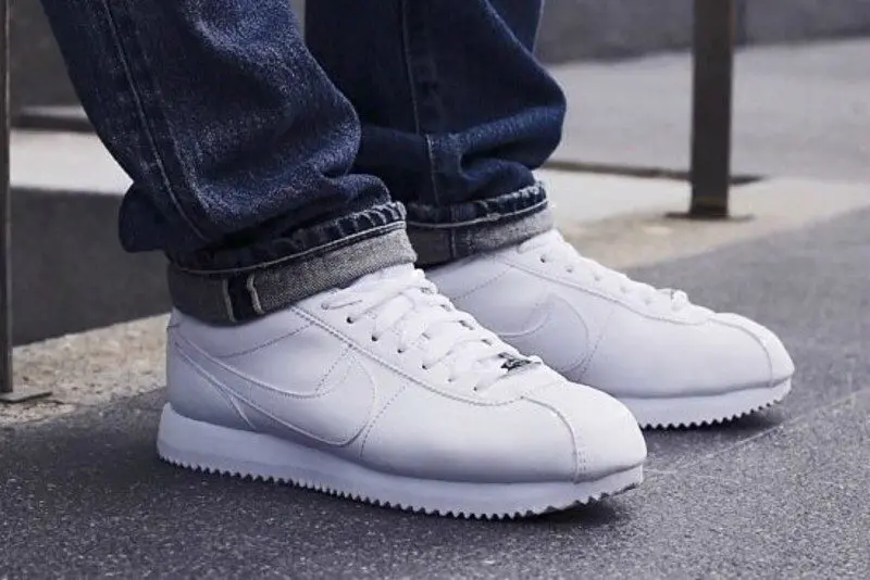Giày Nike Cortez Basic Leather 'White' 819719-110 - Ảnh 5