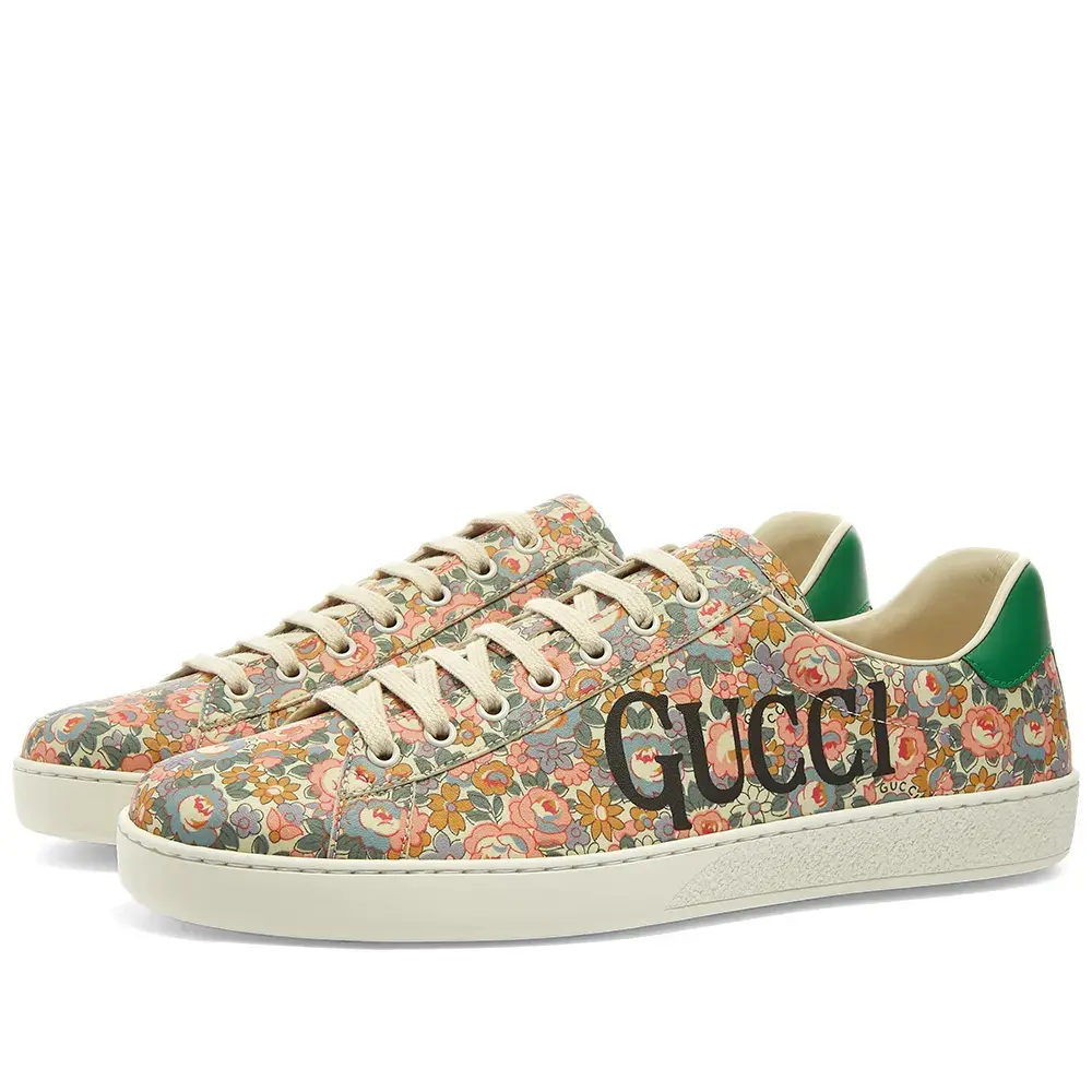 Giày Liberty of London x Gucci Ace 'Floral' 636357-2IS10-5970 - Ảnh 4