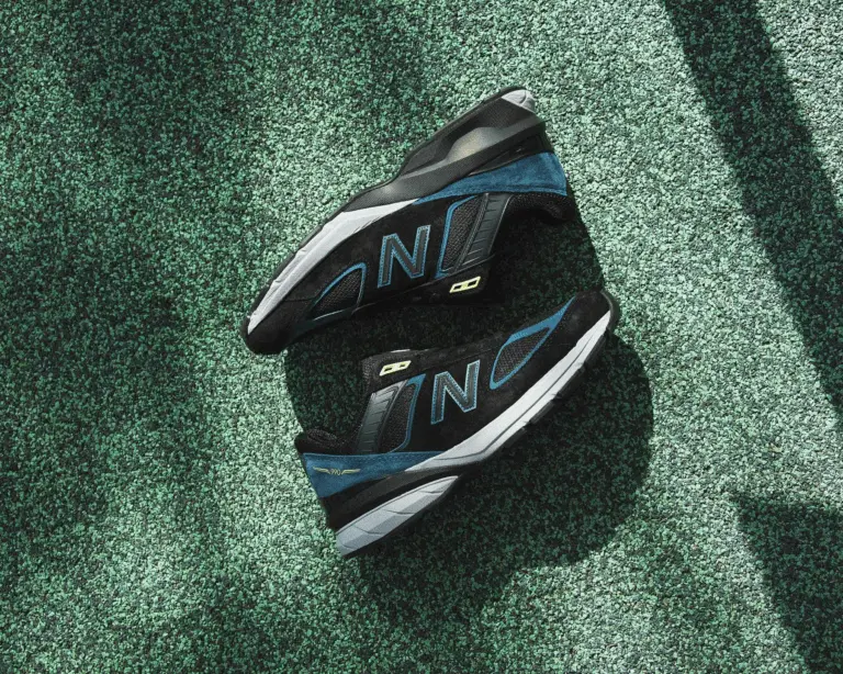 Giày New Balance Black/Blue Made in USA M990DR5 - Ảnh 6