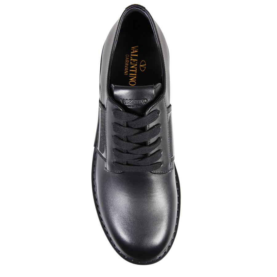 Giày Valentino Garavani Logo Rubber Band Black WY2S0E54-PPW-0NO - Ảnh 2