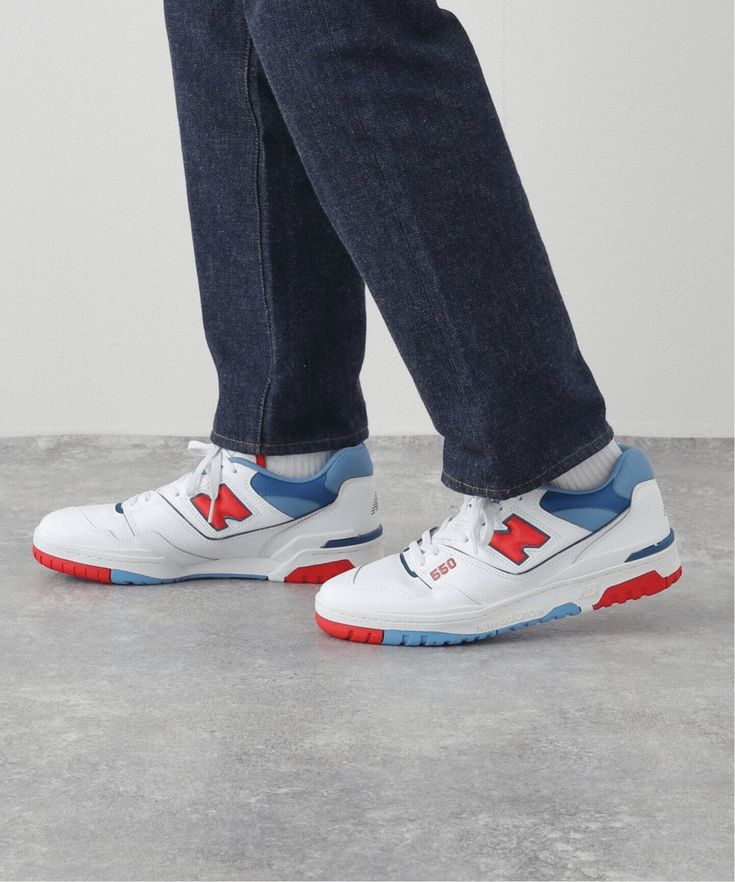 Giày New Balance 550 'True Red Atlantic Blue' BB550NCH - Ảnh 4