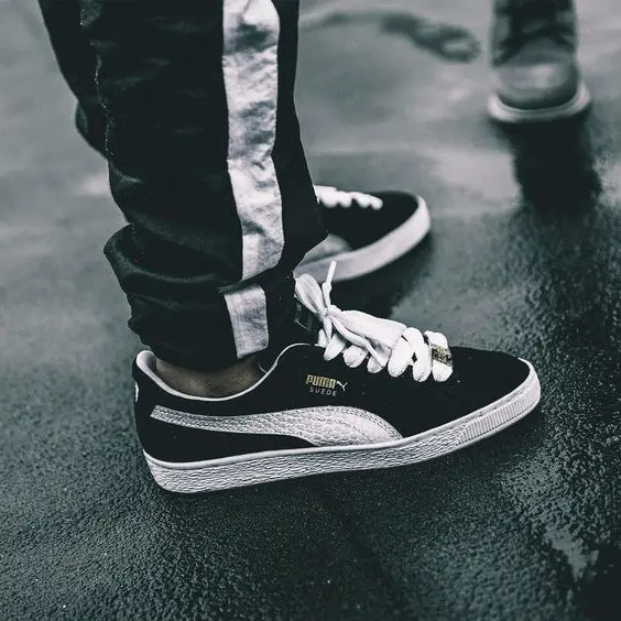 Giày Puma Suede Classic 'Black White' 352634-03 - Ảnh 10