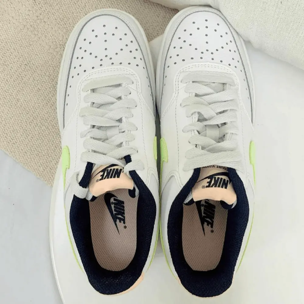 Alternative view of Giày Nike Court Vision Low 'White Barely Volt' DC1868-100