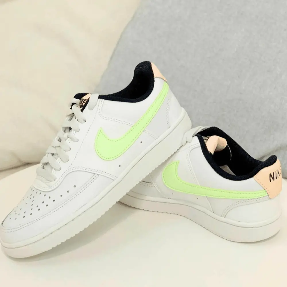Giày Nike Court Vision Low 'White Barely Volt' DC1868-100 - Ảnh 3
