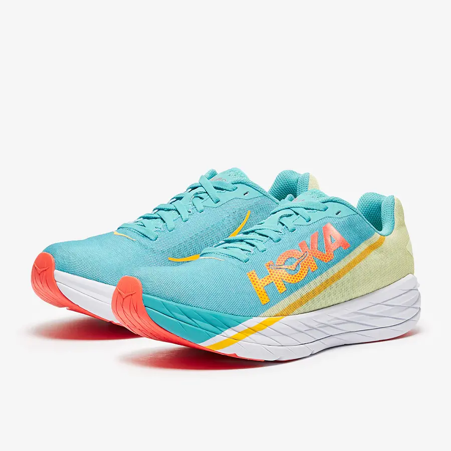 Giày Hoka One One Rocket X Scuba Blue 1113532-SBLGR - Ảnh 4