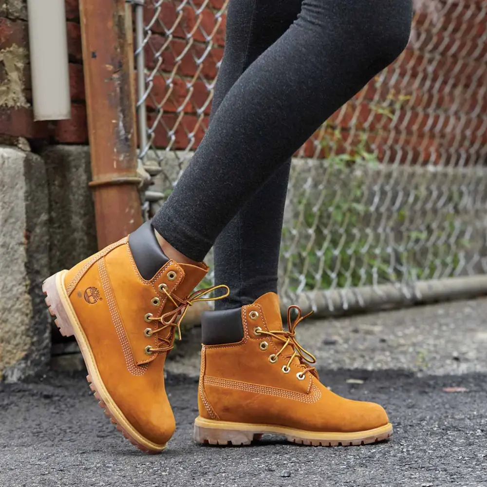 Giày Timberland 6 Inch Premium Waterproof Boots Wide 'Wheat' 10061 8840 W - Ảnh 4