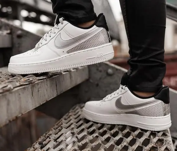 Giày Nike 3M x Wmns Air Force 1 '07 SE 'Summit White' CT1992-100 - Ảnh 5