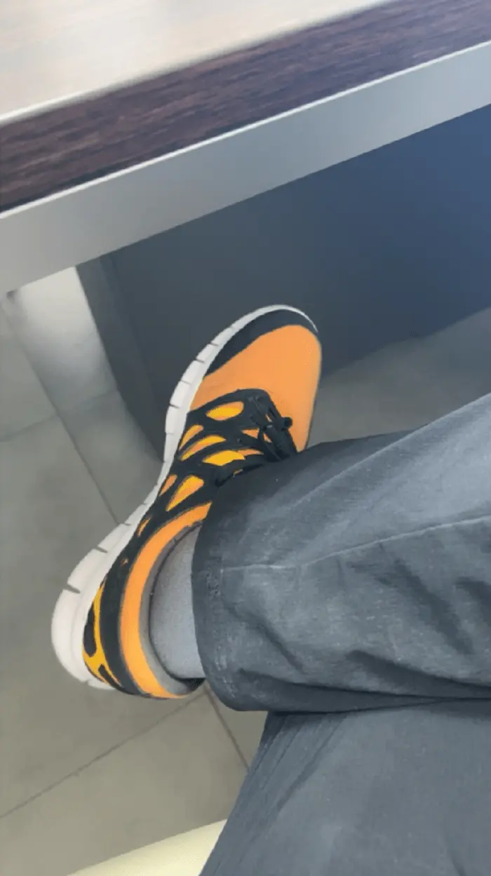 Alternative view of Giày Nike Free Run 2 'Yellow Black' DQ8977-800