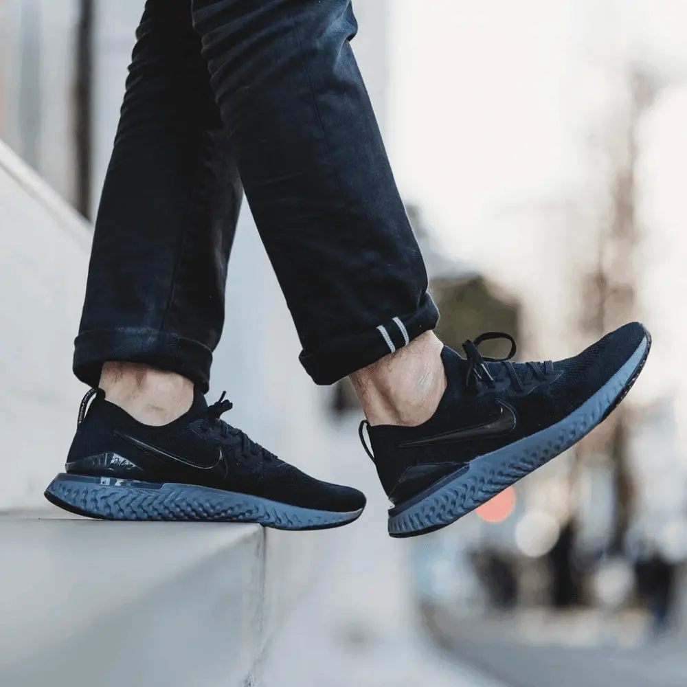Giày Nike Epic React Flyknit 2 'Black Anthracite' BQ8928-001 - Ảnh 4